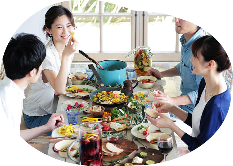 食材にこだわりのある人が集まる場所